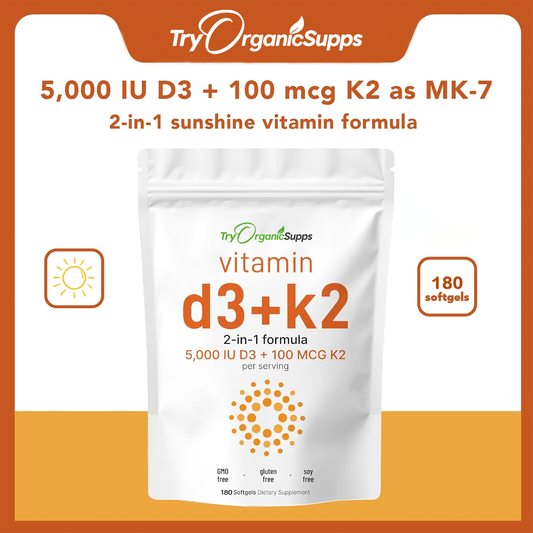 Vitamin D3+K2 300 Softgels 5000IU